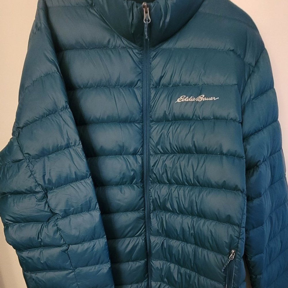 Eddie Bauer Men's CirrusLite Down Jacket 2XL Teal Blue